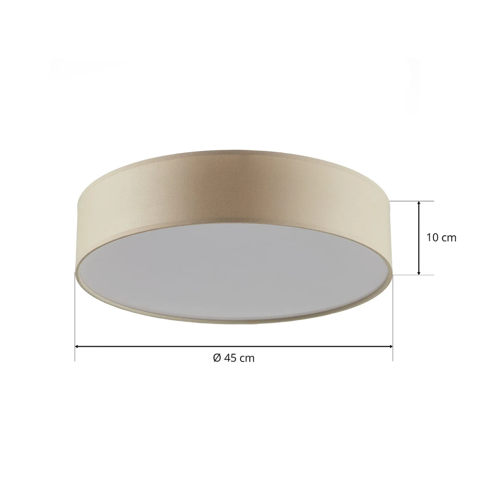 LEDS-C4 Bol LED-Deckenleuchte mit Stoffschirm