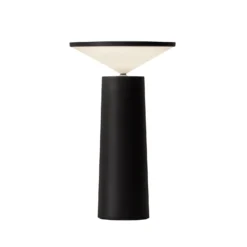 LEDS-C4 LED-Akku-Tischleuchte Cocktail, schwarz Höhe 21,5 cm