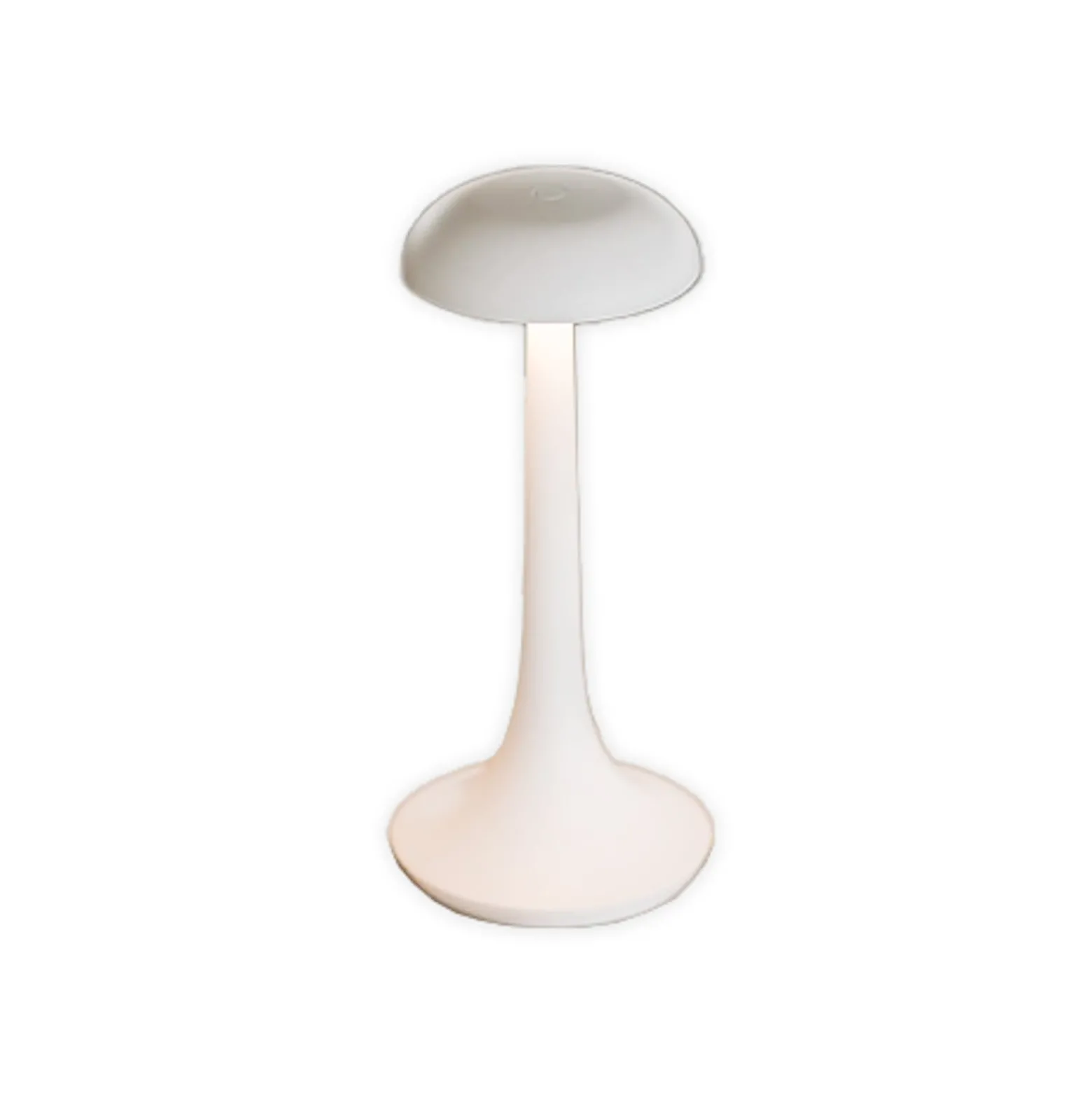 LEDS-C4 LED-Akku-Tischleuchte Portobello, weiß, Dimmer, ABS