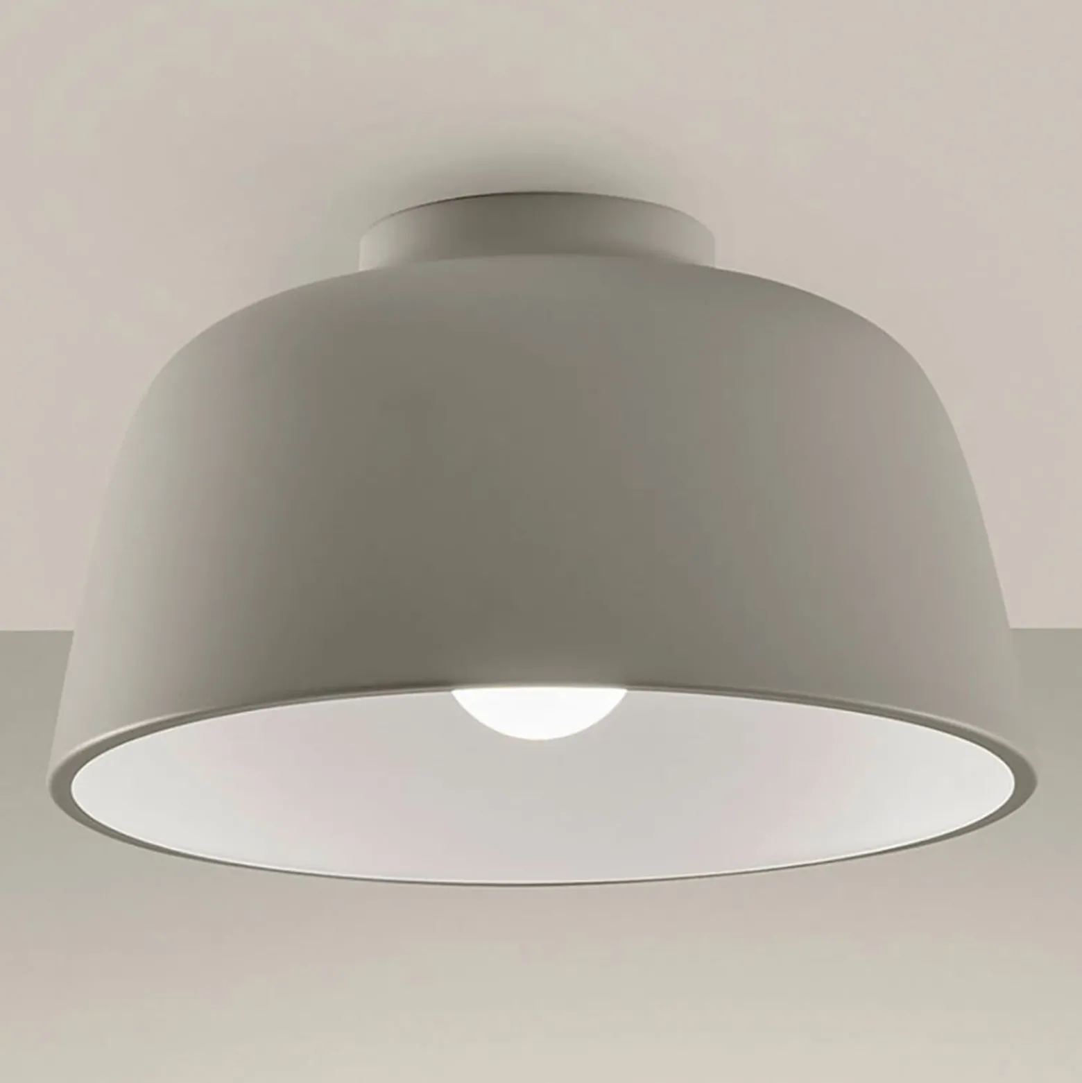 LEDS-C4 Miso Deckenleuchte Ø 28,5 cm steingrau