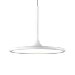 LEDS-C4 Net LED-Pendellampe in mattem Weiß Ø 25 cm