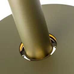 LEDS-C4 Pendellampe Keops 1, braun matt, Ø 28 cm, Aluminium