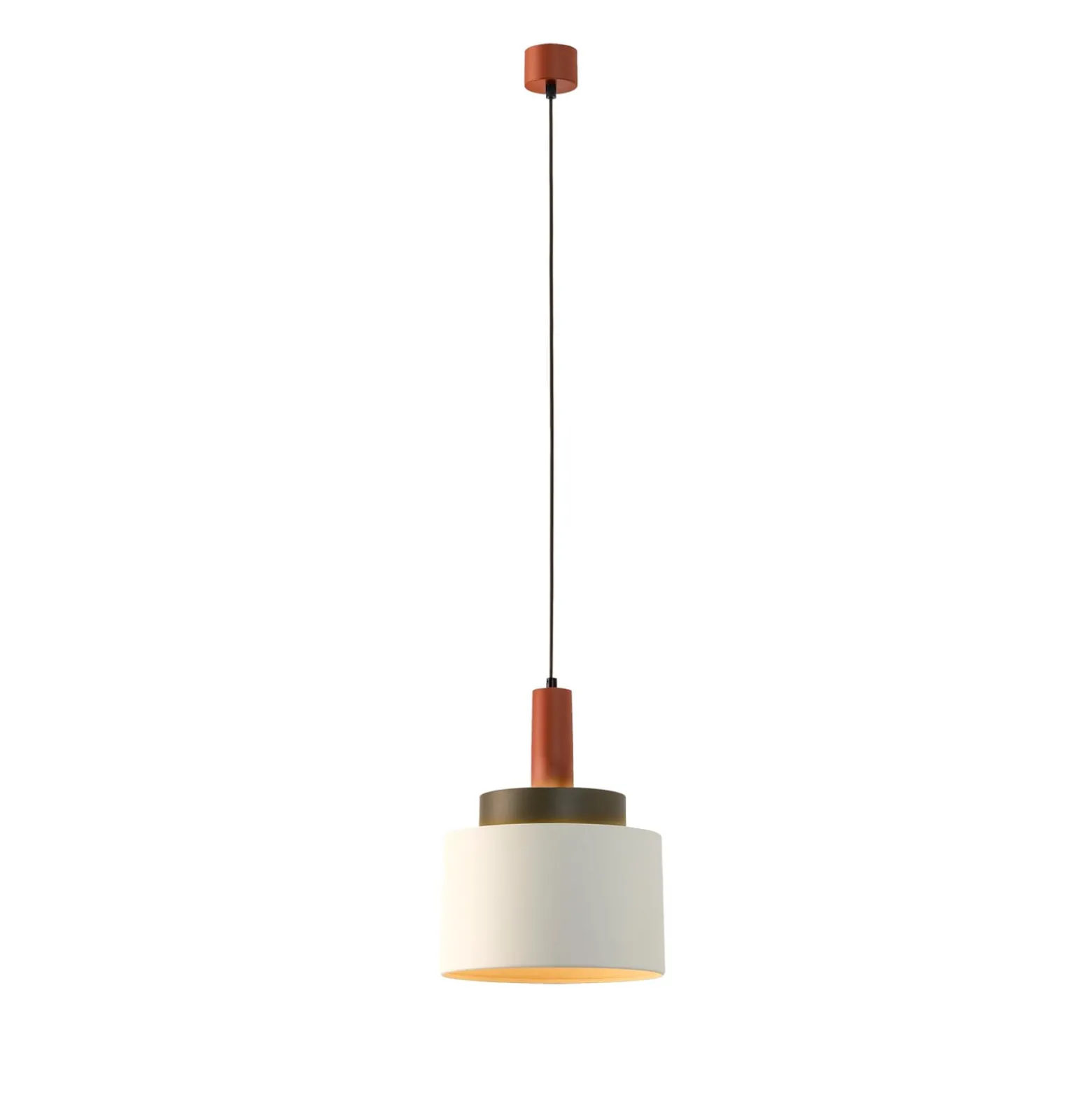 LEDS-C4 Pendellampe Keops 1, Ø 30 cm, bunt, Aluminium