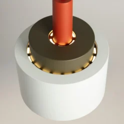 LEDS-C4 Pendellampe Keops 1, Ø 30 cm, bunt, Aluminium