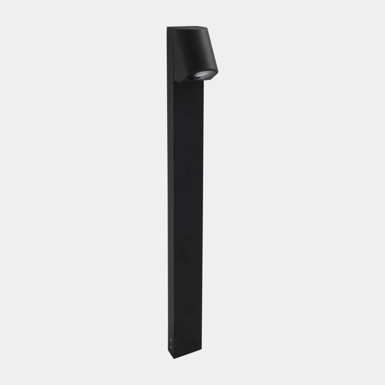 LEDS-C4 Wegelampe Eko Inclined, schwarz, Höhe 80 cm, Alu