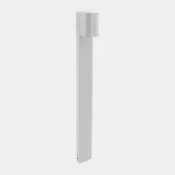 LEDS-C4 Wegelampe Eko Standard, weiß, Höhe 80 cm, Aluminium