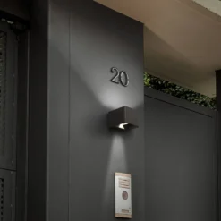 LEDS-C4 Wilson LED-Außenwandlampe, 11 cm anthrazit