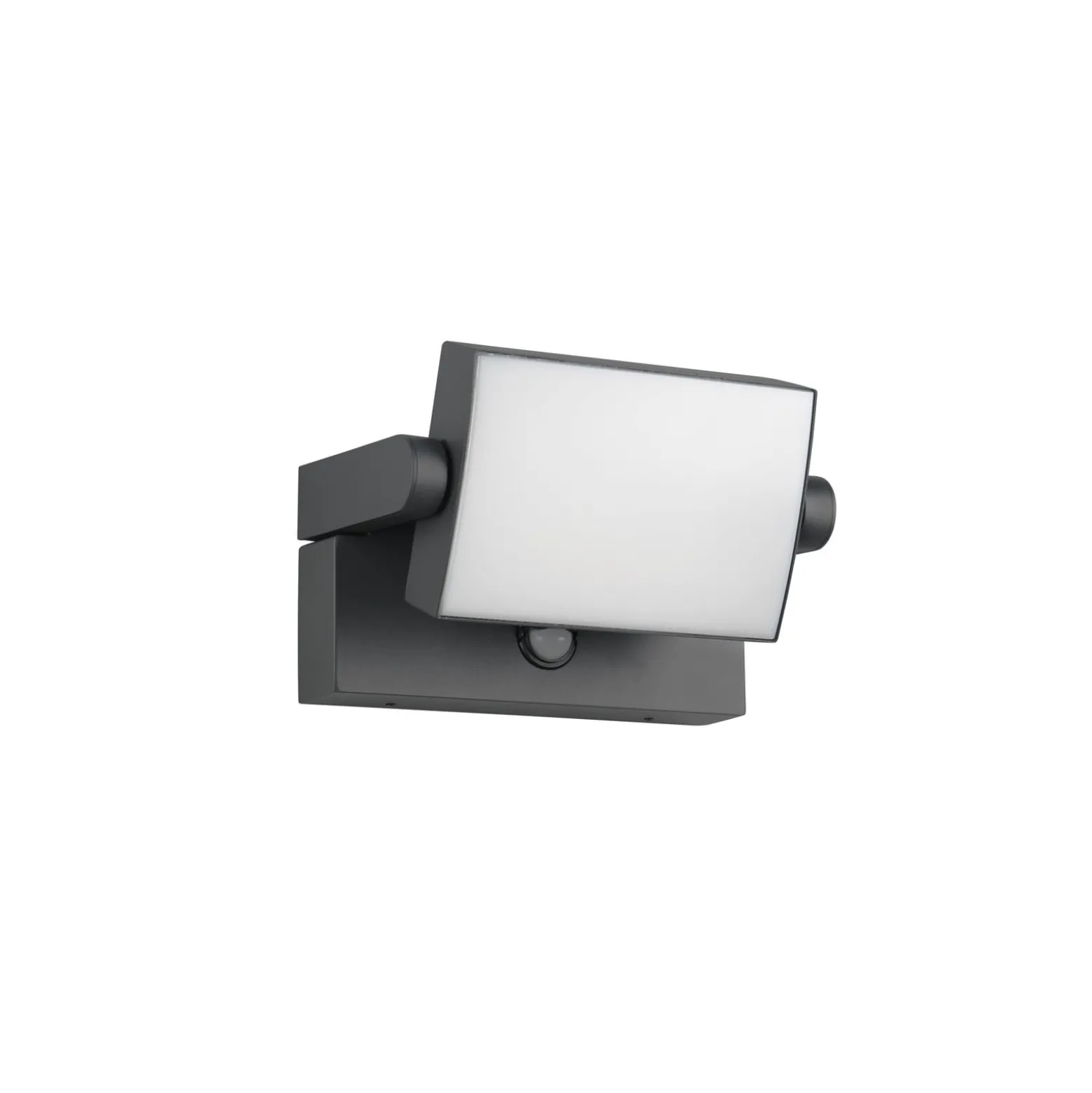 LED-Sensor-Außenwandlampe KANSAS anthrazit Breite 20 cm IP54