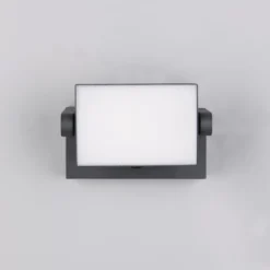 LED-Sensor-Außenwandlampe KANSAS anthrazit Breite 20 cm IP54