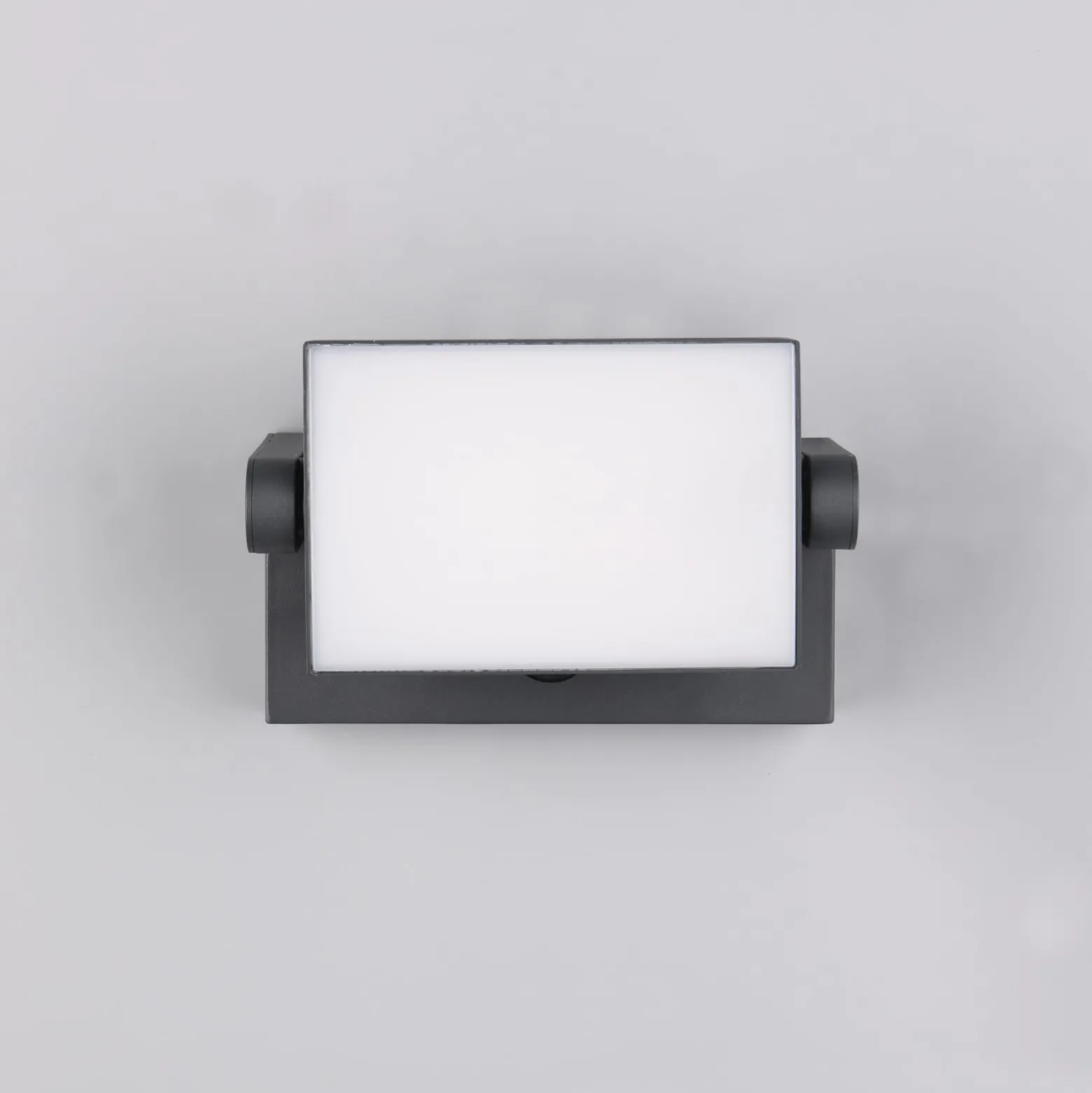 LED-Sensor-Außenwandlampe KANSAS anthrazit Breite 20 cm IP54