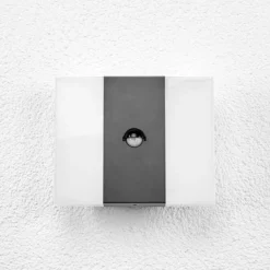 LED-Sensor-Außenwandleuchte Kumi, grafit, IP44
