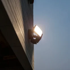 LED-Sensor-Außenwandstrahler CHIMERA, schwarz, 2-flg., IP54