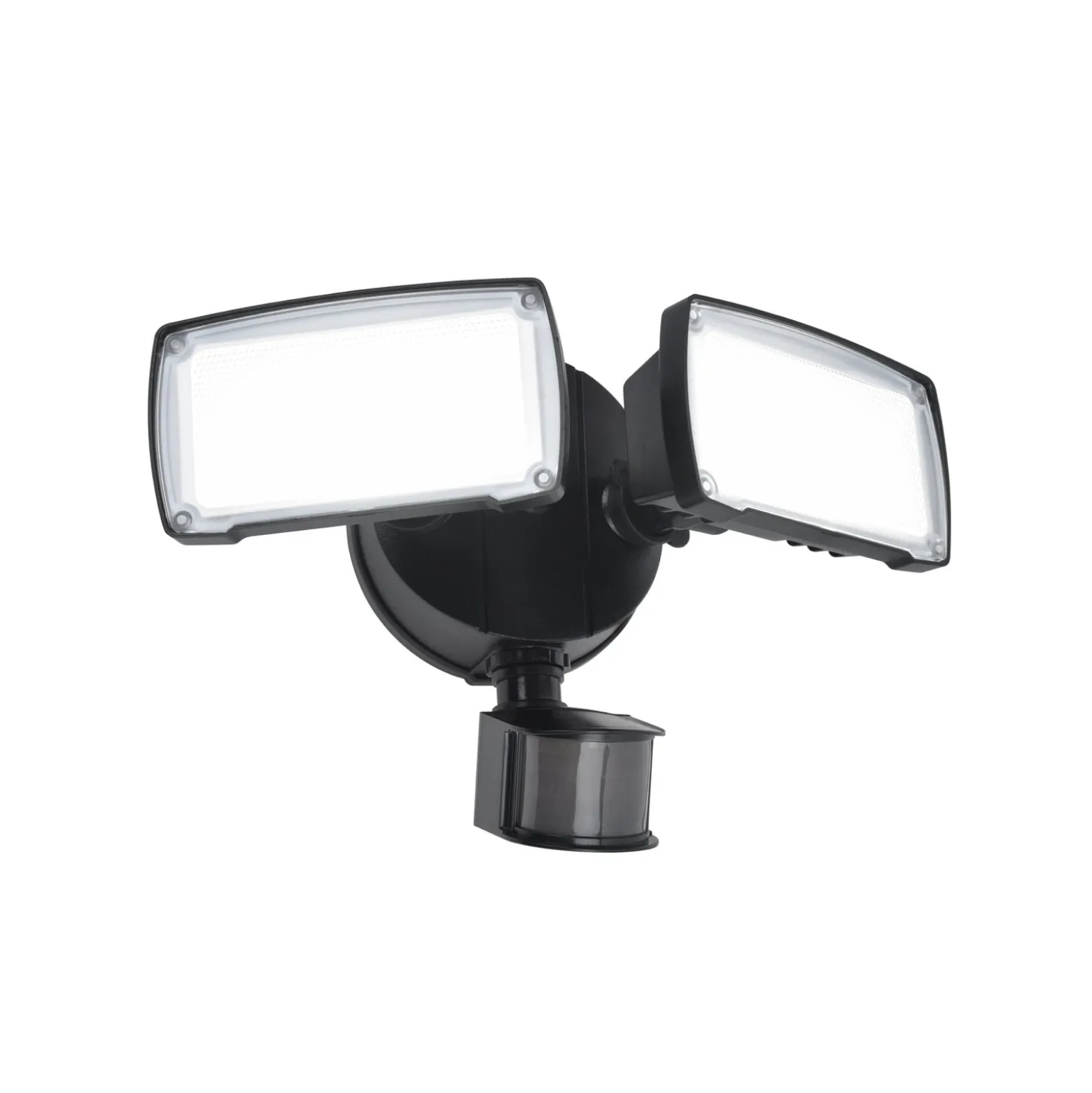 LED-Sensor-Außenwandstrahler CHIMERA, schwarz, 2-flg., IP54