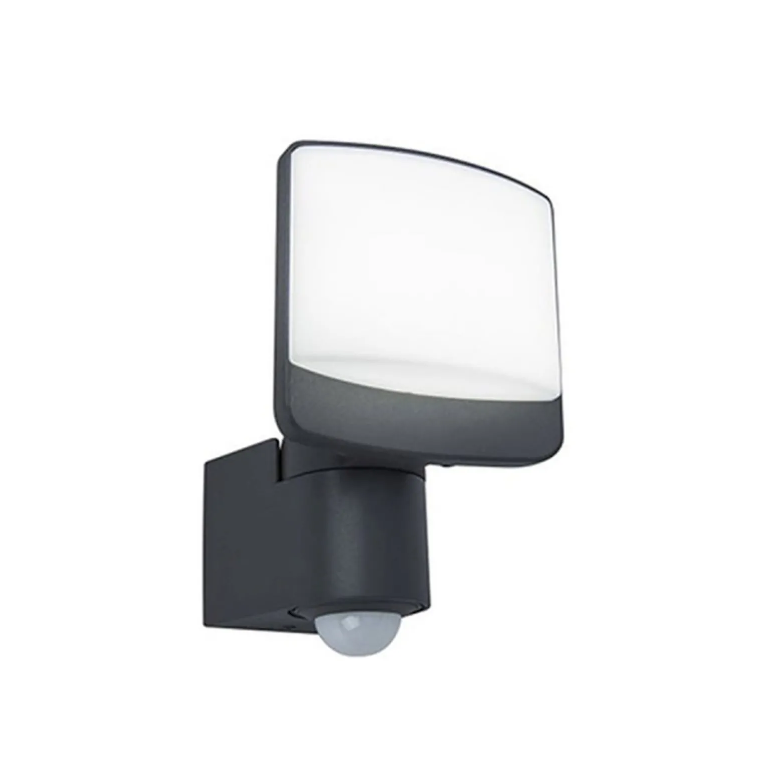 LED-Sensor-Außenwandstrahler SUNSHINE, 15 cm dunkelgrau IP44