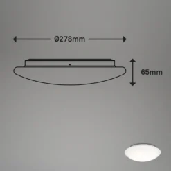 LED-Sensor-Deckenleuchte Elipso IP44 4.000K Ø28cm