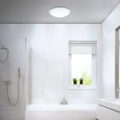 LED-Sensor-Deckenleuchte Elipso IP44 4.000K Ø28cm