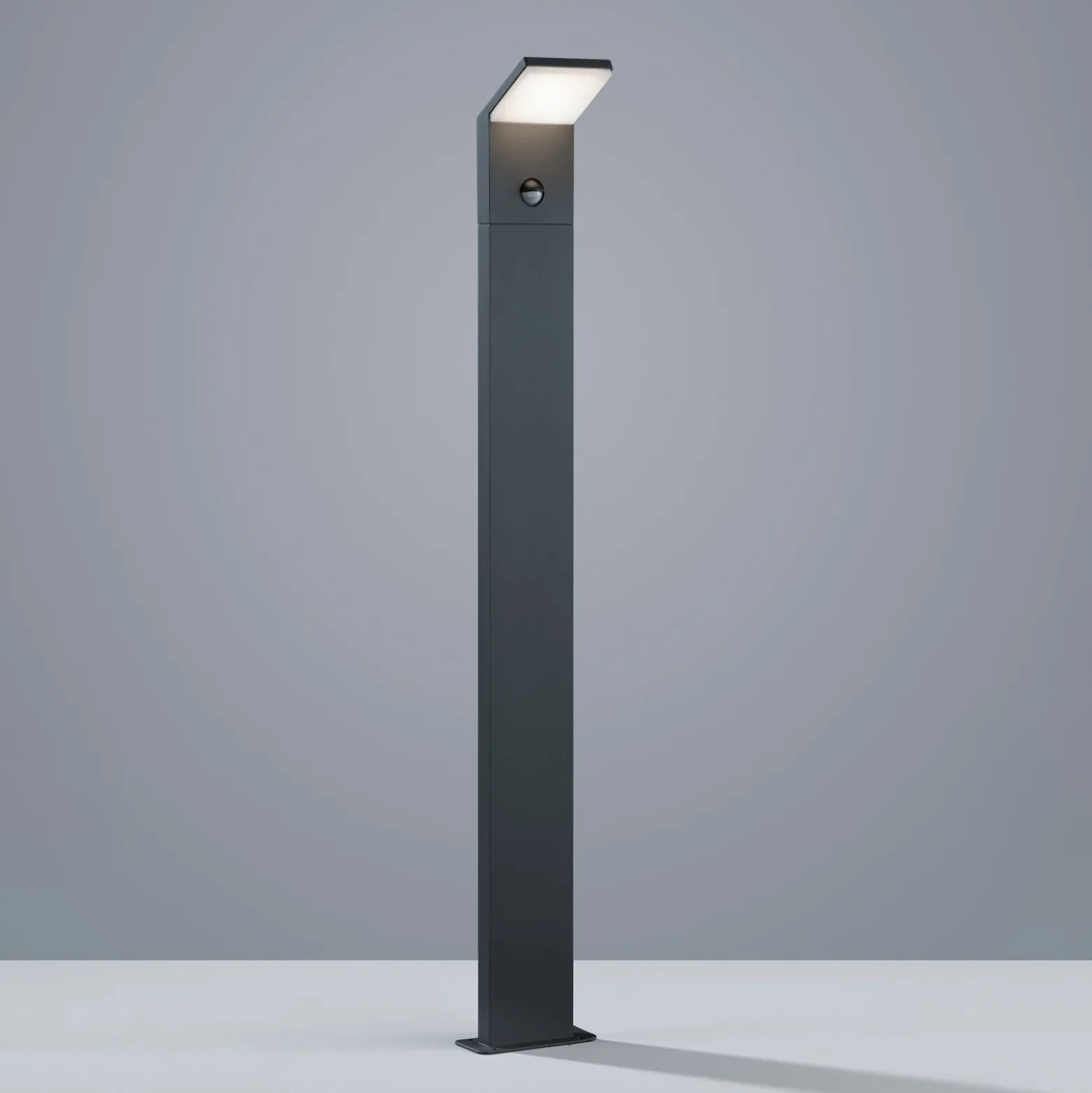 LED-Sensor-Wegelampe PEARL Höhe 100 cm anthrazit Metall IP54