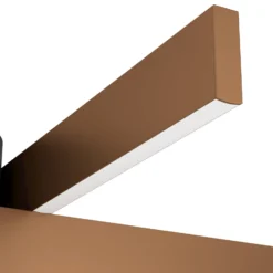 LED-Smart-Deckenleuchte Folcino-Z, bronzefarben, 64 cm, CCT
