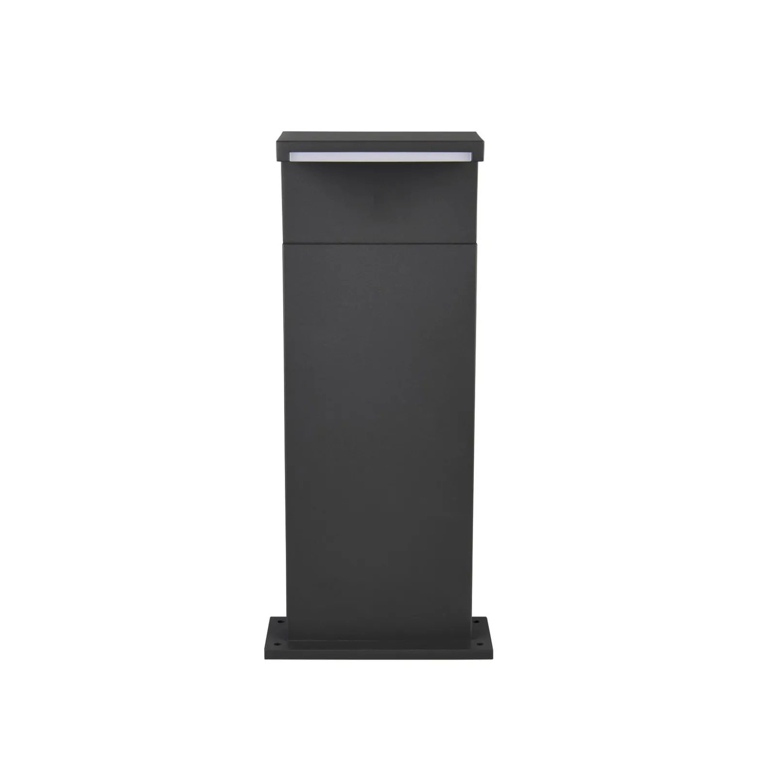 LED-Sockellampe Ravi, anthrazit, Höhe 50 cm, Metall, IP65