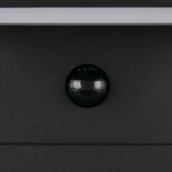 LED-Sockellampe Ravi, anthrazit, Höhe 50 cm, Sensor, IP54