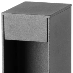 LED-Sockelleuchte Cerler, anthrazit, 60cm, Metall, IP65, CCT