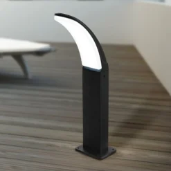 LED-Sockelleuchte Fiumicino in gebogener Form