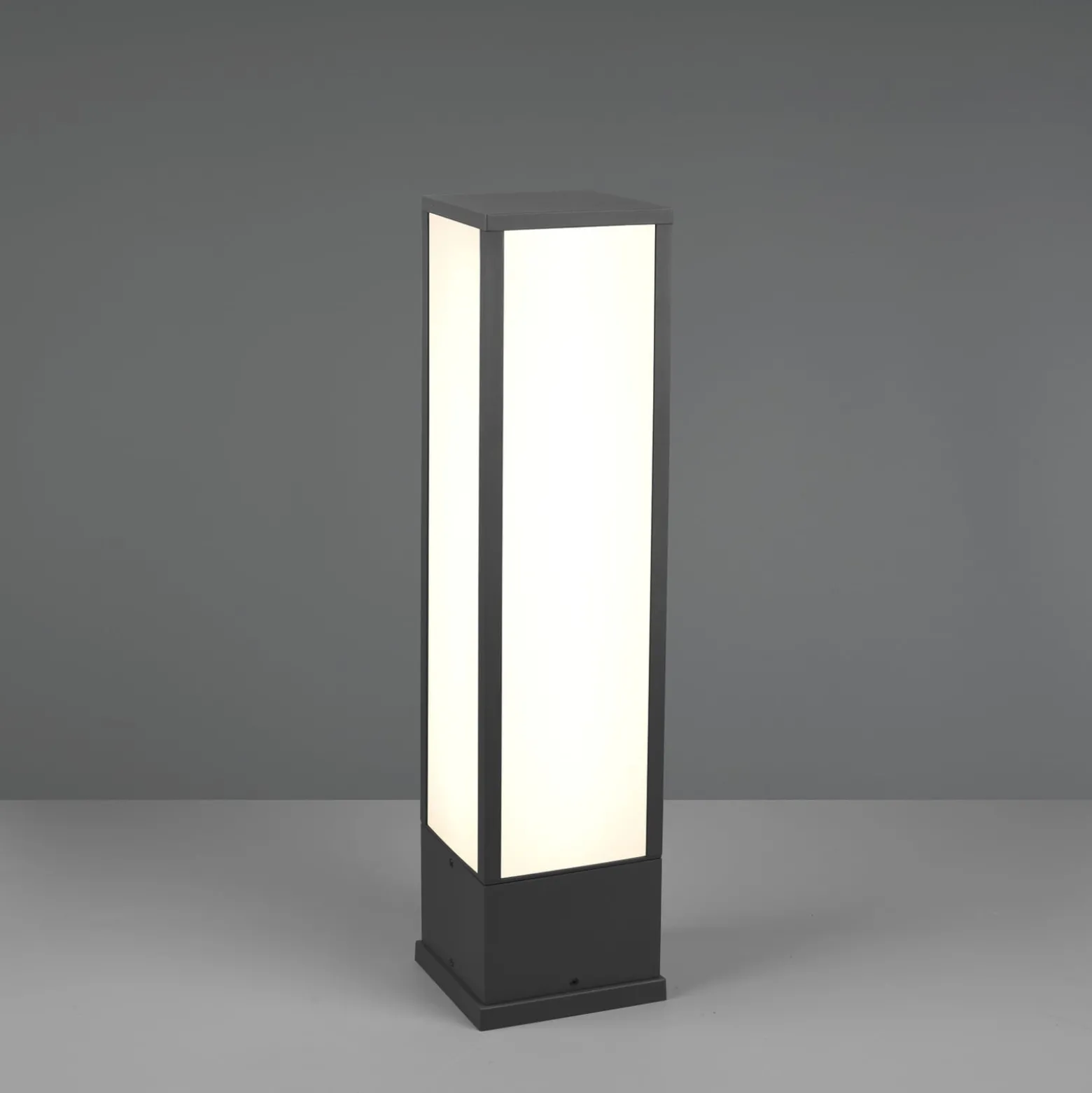 LED-Sockelleuchte Fuerte, anthrazit, Aluminium, IP54