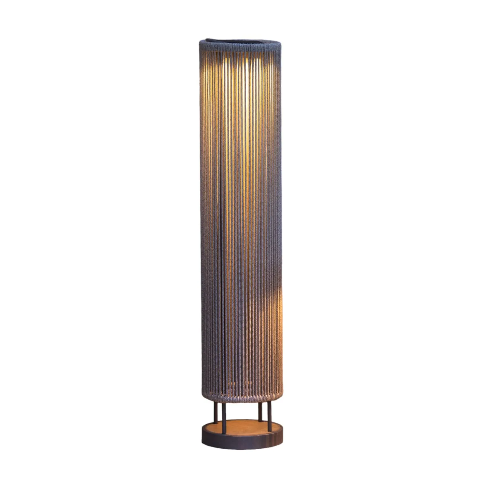 LED-Solar-Bodenleuchte Rop&Strip Höhe 120cm, 3.000 K, 500 lm