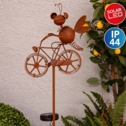 LED-Solar-Dekoleuchte 5282414 mit Fahrrad
