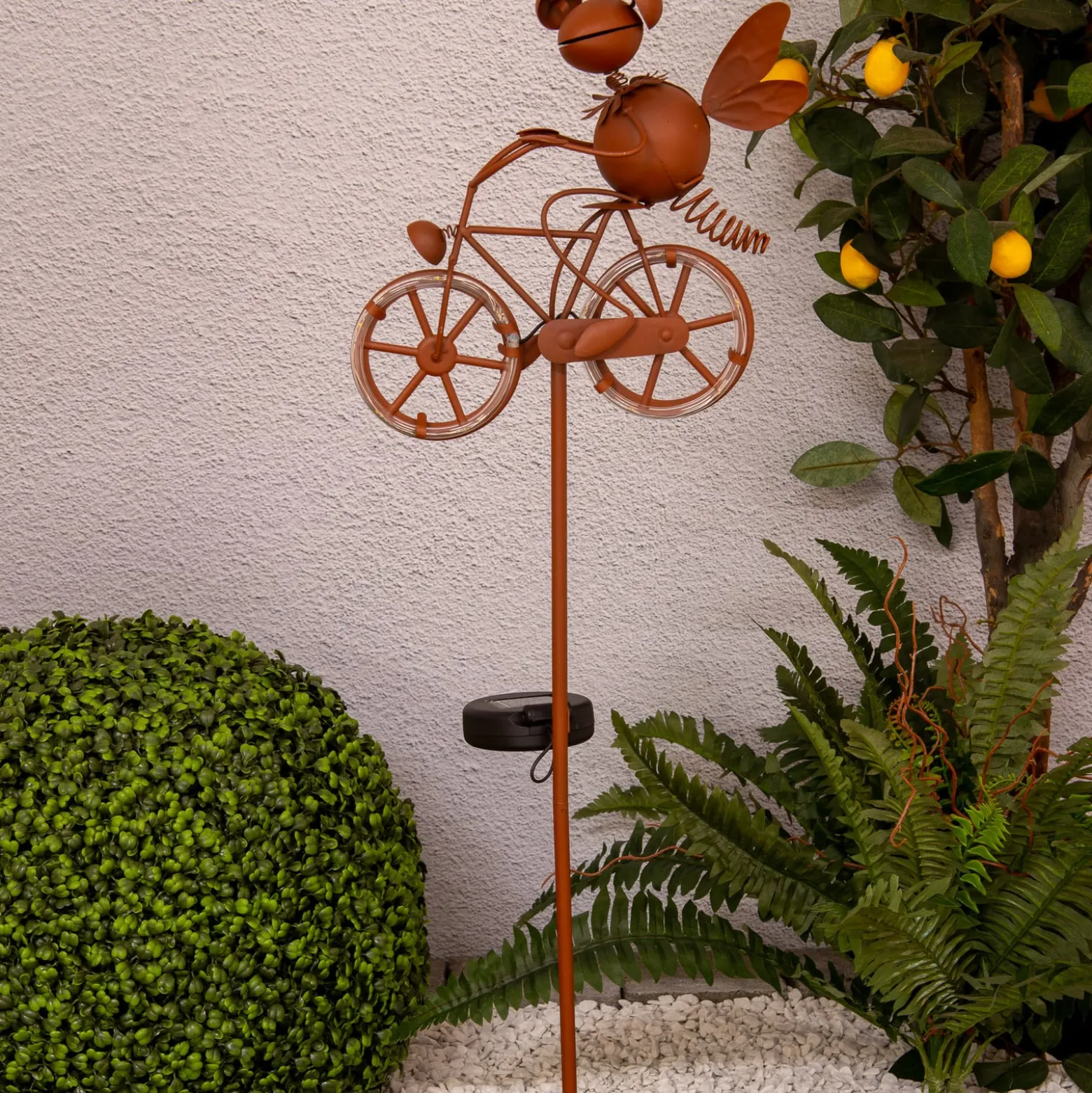 LED-Solar-Dekoleuchte 5282414 mit Fahrrad