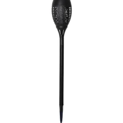 LED-Solar-Erdspießleuchte Flame, 2er-Set