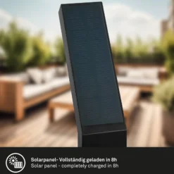 LED-Solar-Erdspießleuchte 3796015, schwarz, Kunststoff, CCT