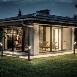 LED-Solar-Erdspießleuchte 3796015, schwarz, Kunststoff, CCT