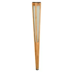 LED-Solarfackel Tecka mit Sensor, 120 cm, teak