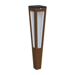 LED-Solarfackel Tinka mit Sensor, 62 cm, corten