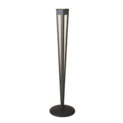 LED-Solarfackel Tinka mit Sensor, 120 cm, grau