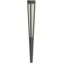 LED-Solarfackel Tinka mit Sensor, 120 cm, grau