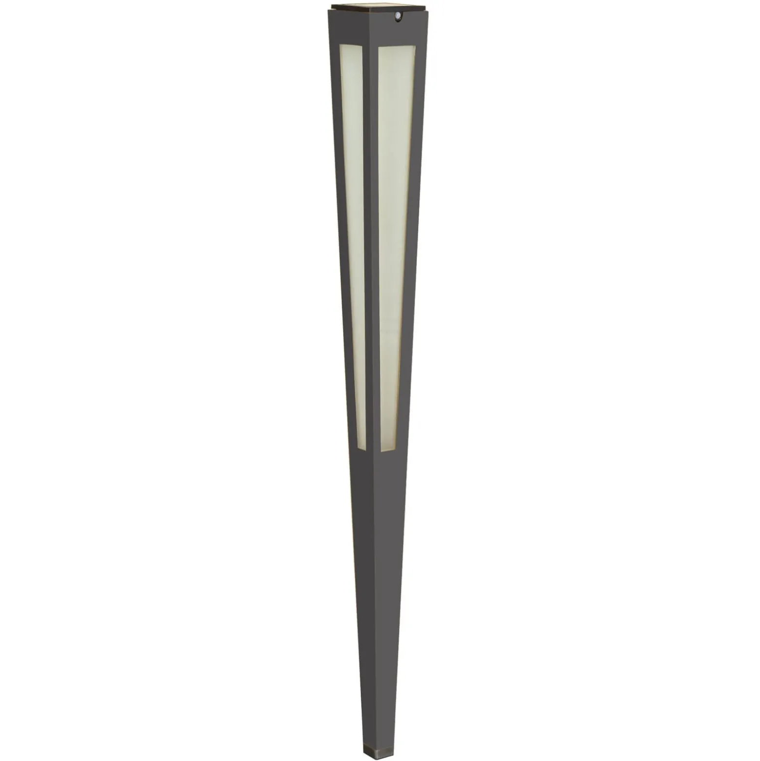 LED-Solarfackel Tinka mit Sensor, 120 cm, grau