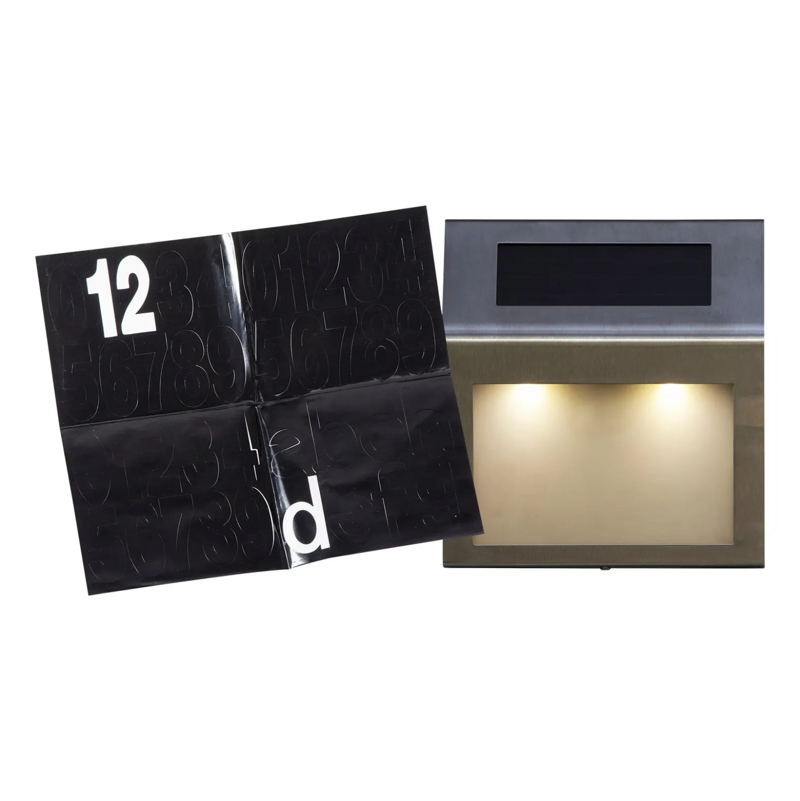 LED-Solar-Hausnummernleuchte Wally