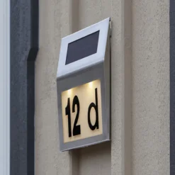LED-Solar-Hausnummernleuchte Wally