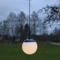 LED-Solarhängeleuchte Globus