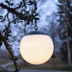 LED-Solarhängeleuchte Globus