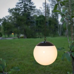 LED-Solarhängeleuchte Globus