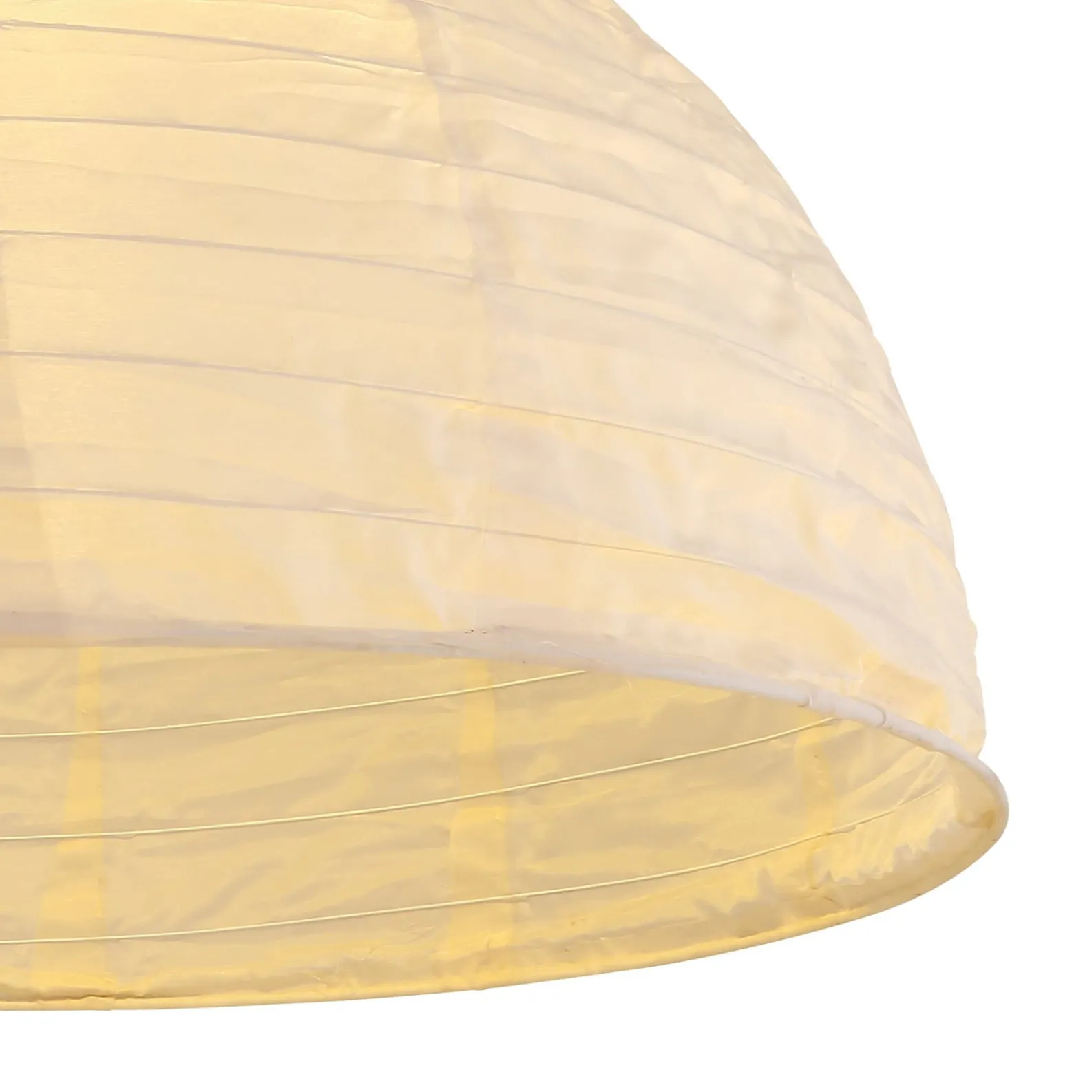 LED-Solar-Hängeleuchte 33982, weiß, Leinen, Kunststoff