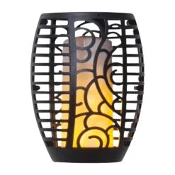 LED-Solarlampe Flame, drei Nutzungsoptionen, 54 cm