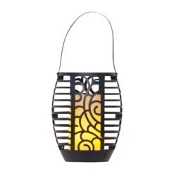 LED-Solarlampe Flame, drei Nutzungsoptionen, 42 cm