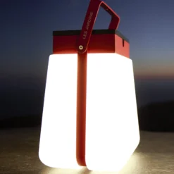LED-Solarlaterne Bump 300 tragbar, rot