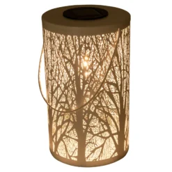 LED-Solarlaterne 5266523 mit Waldmotiv