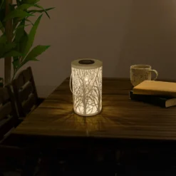 LED-Solarlaterne 5266523 mit Waldmotiv