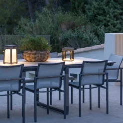 LED-Solarlaterne Tecka tragbar, Duratek 25 cm
